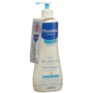 Mustela mild washing gel normal skin with pattern Disp 500 ml