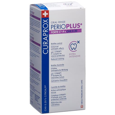 Curaprox ペリオ プラス フォルテ CHX 0.2% Fl 200 ml