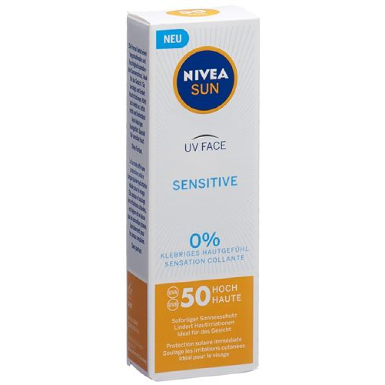 Nivea Sun UV Face Sensitive SPF 50 50 מ"ל