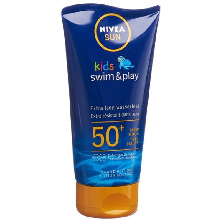 Nivea Sun Kids Swim and Play Sun Lotion SPF 50+ Extra Long Water Resistant 150 ml