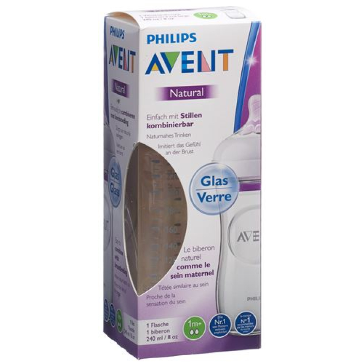 Avent Philips Biberon Naturnah verre 240ml