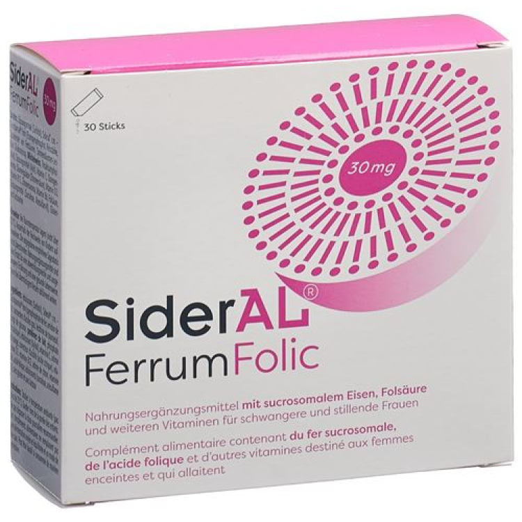 SIDERAL Ferrum Folic PLV 30 Btl 1,6g