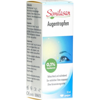 Similasan øyedråper 0,1 % hyaluronsyre 10 ml