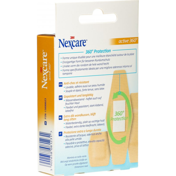 3M Nexcare Plaster Active 360° 30 pcs