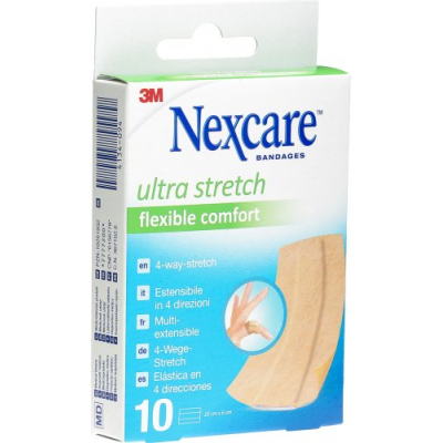 3m nexcare ult stretch tape 6 x 10cm 10 пластира