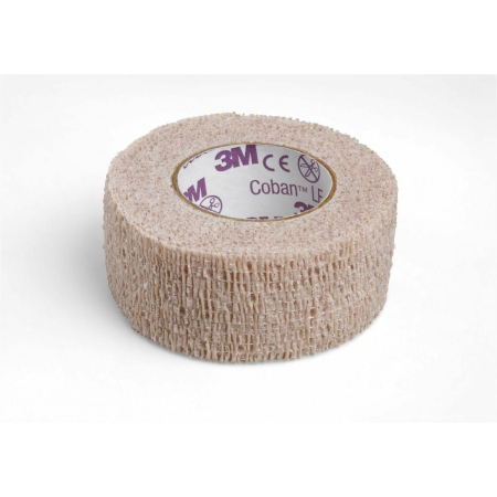 3M Coban elastic bandage self-adhesive 2.5cmx4.5m latex free 30