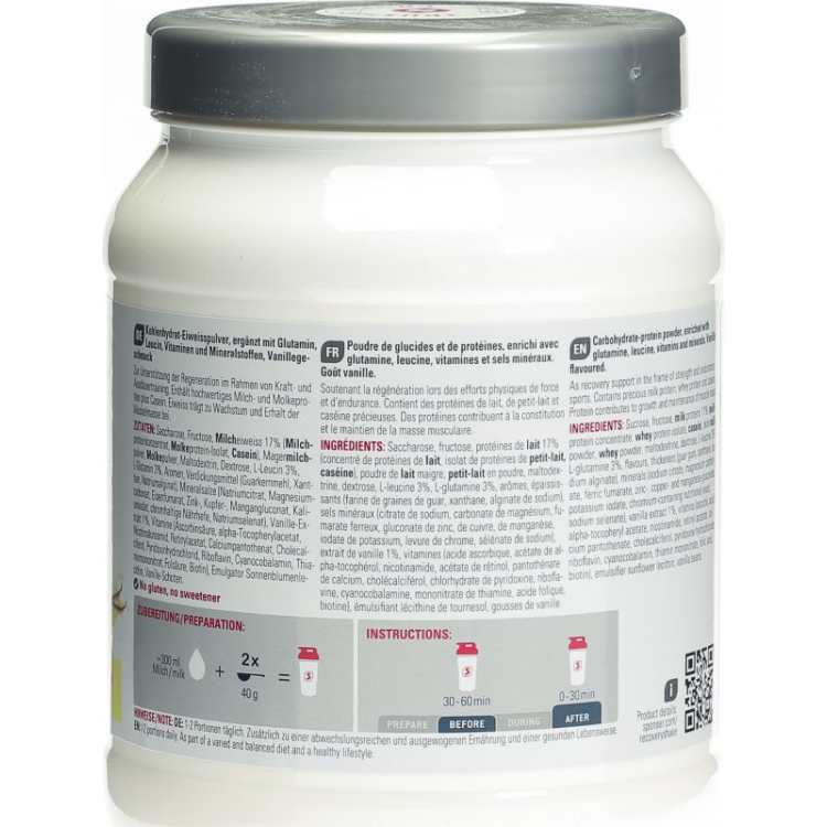 Sponsor Recovery Shake Plv Vanilla Ds 900 q