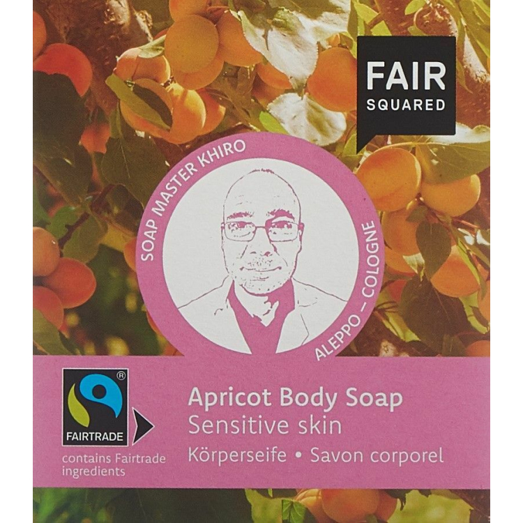 Fair Squared Body Soap Apricot Sensitive Skin 2 x 80 g