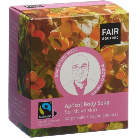 Fair Squared Body Soap Apricot Sensitive Skin 2 x 80 g