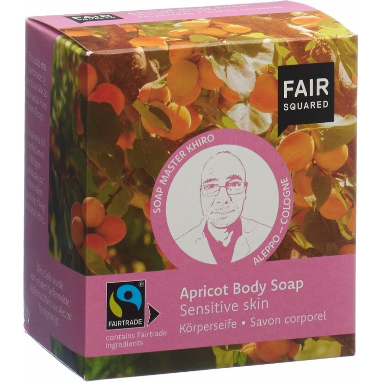 Fair Squared Body Soap Apricot Sensitive Skin 2 x 80 g