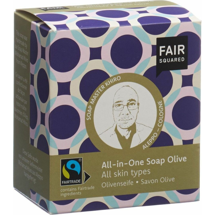 Fair Squared All in One Soap Olive All Skin Types 2 x 80 g