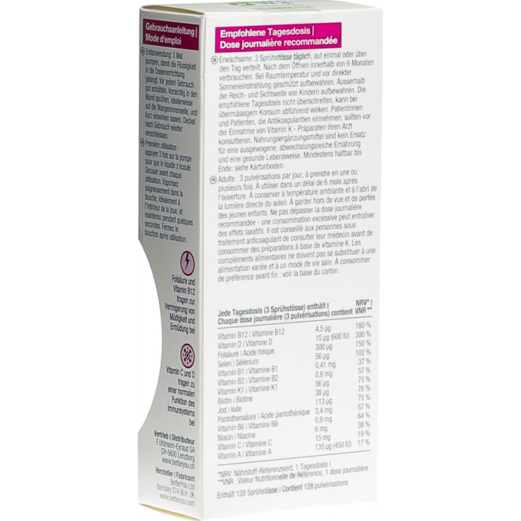 BetterYou Multivitamin Daily Oral Spray 25 ml