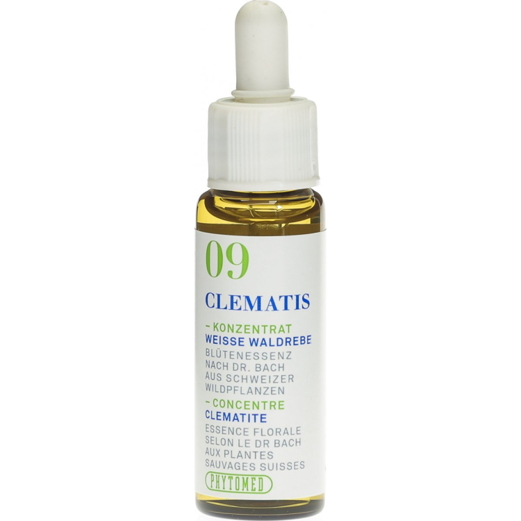 PHYTOMED Bax gullari No9 Oq Klematis shishasi 10 ml