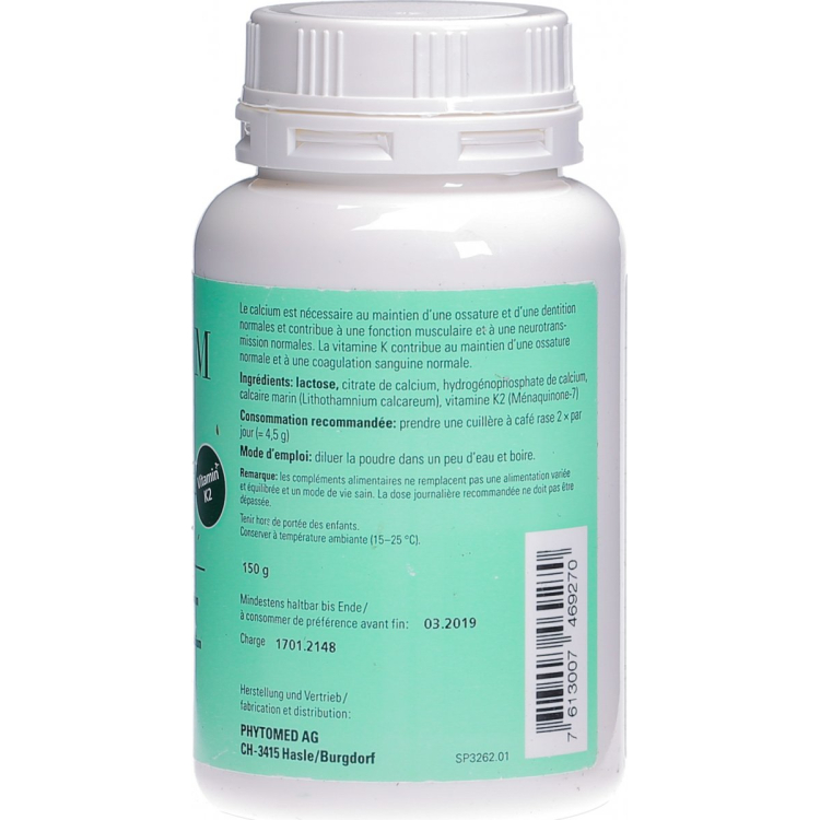 PHYTOMED Infit Kalcij + Vitamin K2 Complex 150 g