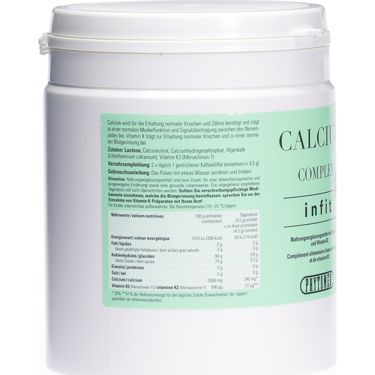 PHYTOMED Infit Canxi + Vitamin K2 Complex 500 g