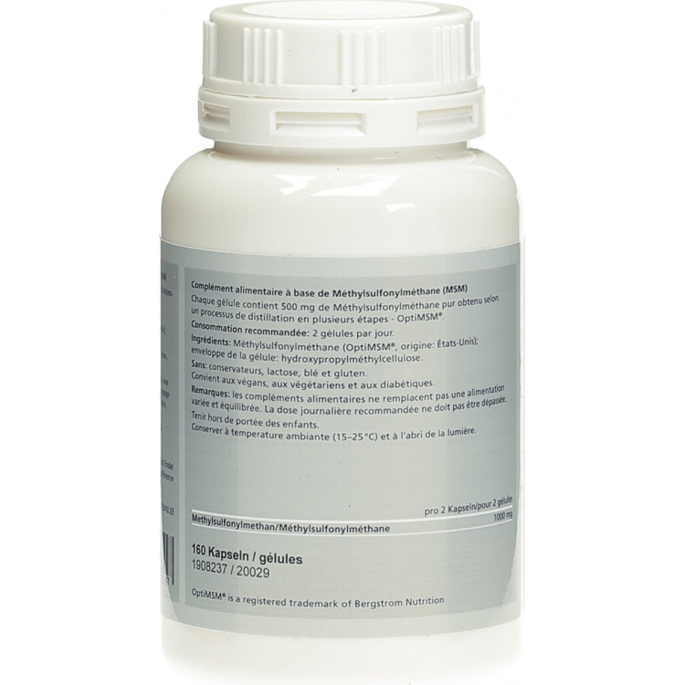 Phytomed Msm with Pure Optimsm 160 Vege Capsules