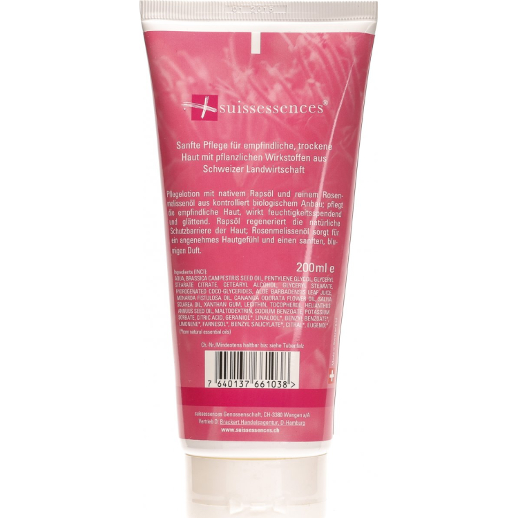 Suissessences  care lotion Rose balm 200 ml