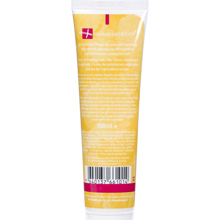 SUISSESSENCE Handcreme Citroenmelisse Tb 100 ml