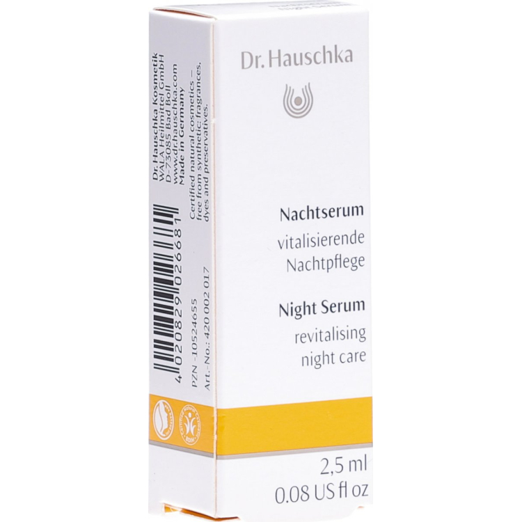 Dr Hauschka nattserum provstorlek 2,5 ml