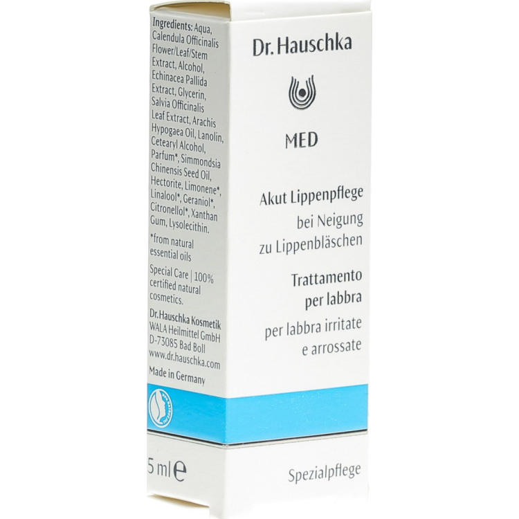 Tiến sĩ Hauschka Med Akut Lip Care Labimint 5 ml