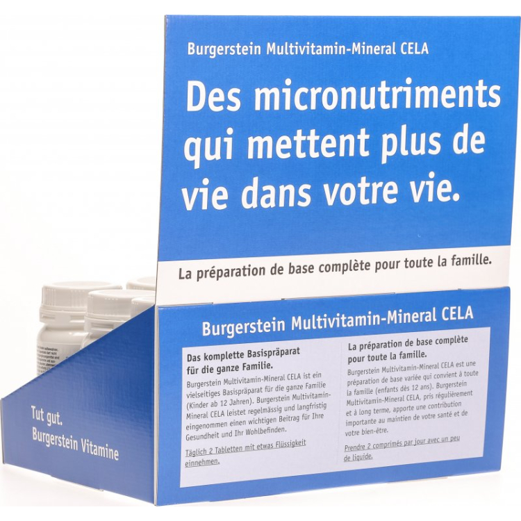 Burgerstein CELA Multivitamin-Mineral sotuvlari 12 dona