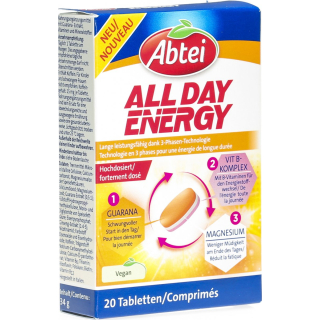 Abbey All Day Energy Tabl Blist 20 pcs