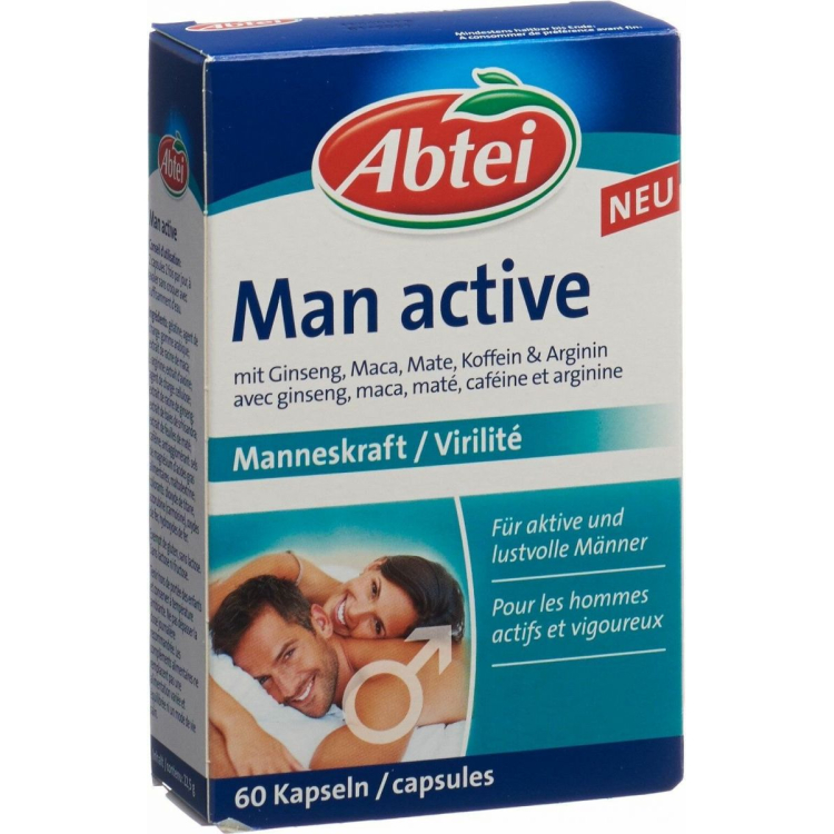 Abbey Man Active Kaps 60 pcs