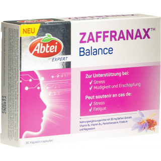 Abbey ZAFFRANAX Balance Caps 30 pcs