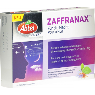 Abtei Zaffranax for the Night 20 tablets