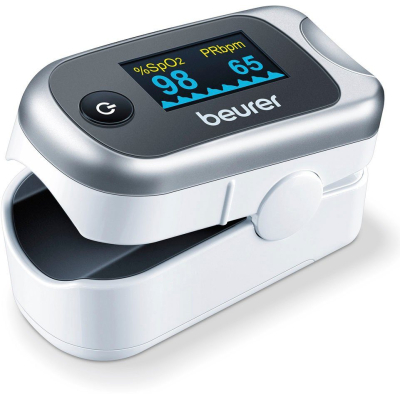 Beurer finger pulse oximeter ជាមួយ pulse modulation index po 40