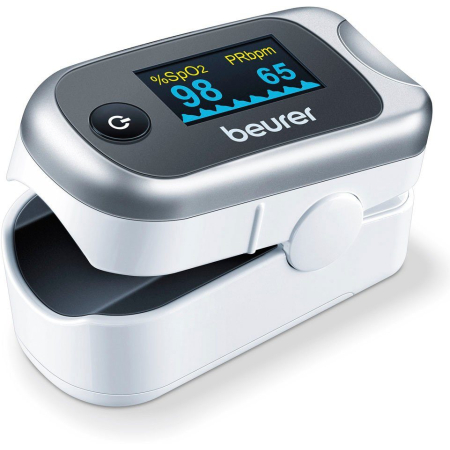 Beurer Finger Pulse Oximeter with Pulse Modulation Index PO 40