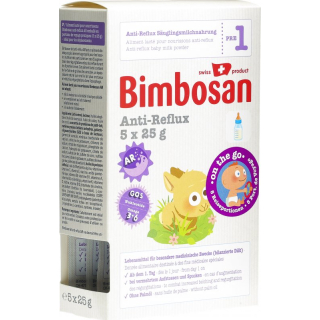 Bimbosan Anti-Reflux 1 Infant Formula On The Go Travel 5 x 25 g