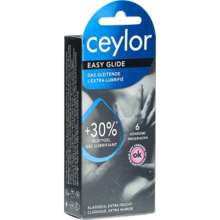 Ceylor Easy Glide Condoms with Reservoir 6 pieces