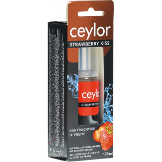 Ceylor lubricant gel strawberry kiss dispenser 100 ml