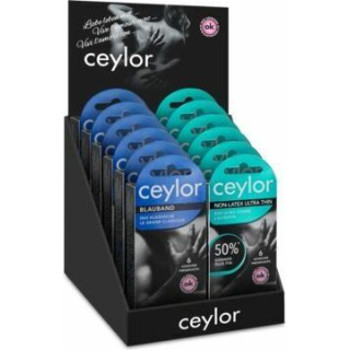 Ceylor Mini Display Condoms Assorted 12 pieces