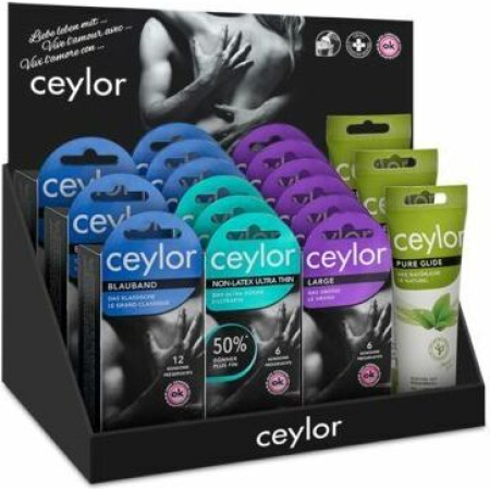 Ceylor Mix Display - Premium Condoms