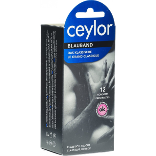 Ceylor Blue Ribbon Prezervativlar rezervuarli 12 dona