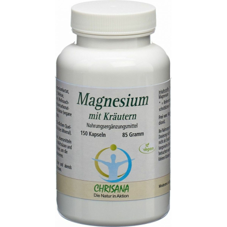 Chrisana Magnesium mit Kräutern Kaps Ds 150 Stk