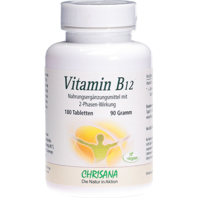 Chrisana Vitaminas B12 180 tablečių