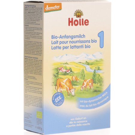 Holle Mleko dla niemowląt 1 Organiczne 400 g