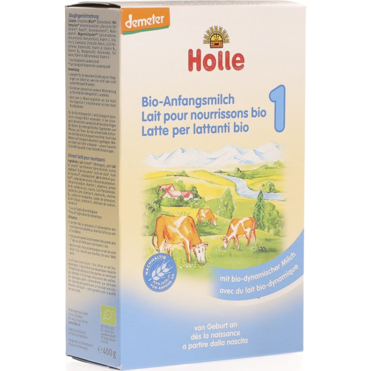 Holle Baby Milk 1 Βιολογικό 400 γρ