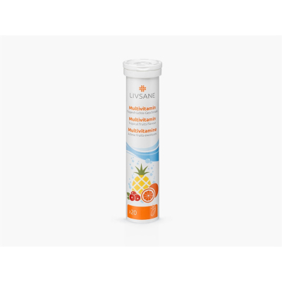 Livsane multivitamin tropic 20 көпіршікті таблеткалар