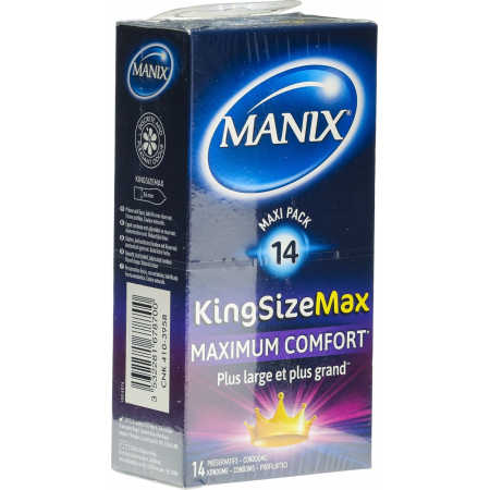 Manix King Size Max Condoms 14 pieces