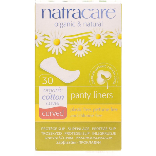 Natracare curved panty liners 30 tk