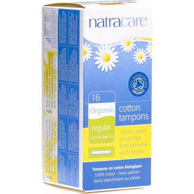 Natracare normal tampons ជាមួយនឹងកម្មវិធី 16 បំណែក