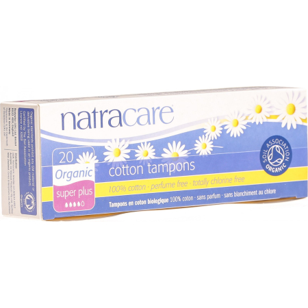 Natracare Super Plus Tampons - 100% Organic Cotton Tampons