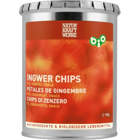 NaturKraftWerke chips de gengibre orgânico/kbA 90 g