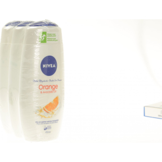 Nivea Cream Shower Care & Orange Happy Time 3 x 250 ml