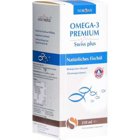 Norsan Omega-3 Premium Swiss Plus Olejek 250 ml