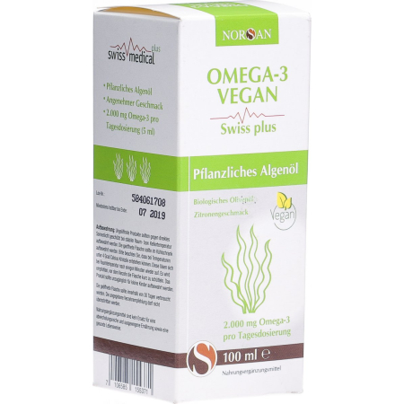 Norsan Omega-3 Vegan Algae Oil 100 មីលីលីត្រ